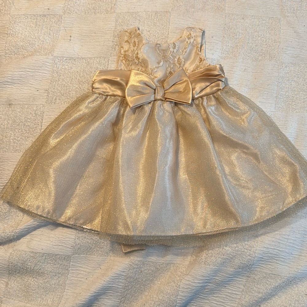 Gold dress